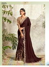 Maroon Colour Mahotsav Designer Heavy Embroidery Work Crepe Silk Party Wear Saree 21015